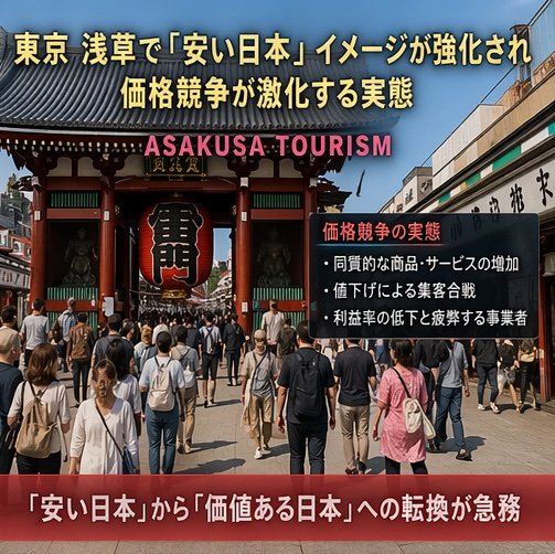浅草の魅力と価格競争の実態を探る