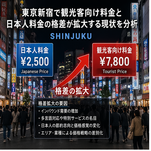 新宿の観光料金の現状とその影響