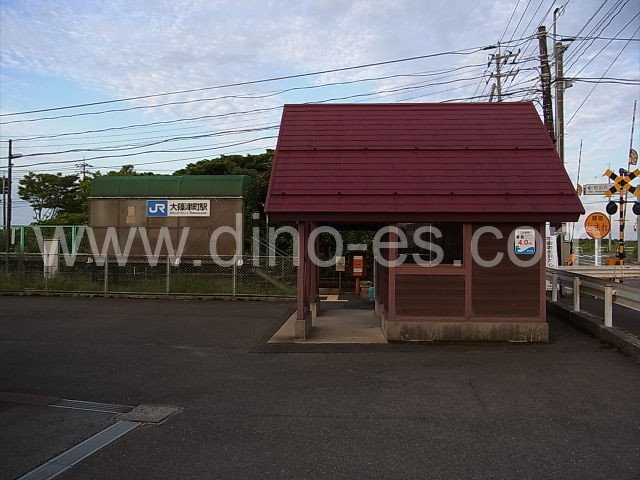 大篠津町メンズエステの駅前の写真です。picture of Ōshinozuchō station where to find spa and massage salons