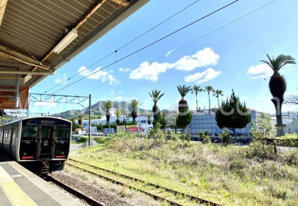 串木野メンズエステの駅前の写真です。picture of Kushikino station where to find spa and massage salons