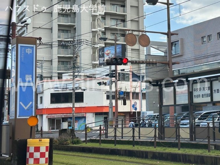 中郡(鹿児島)メンズエステの駅前の写真です。picture of Chūgun station where to find spa and massage salons