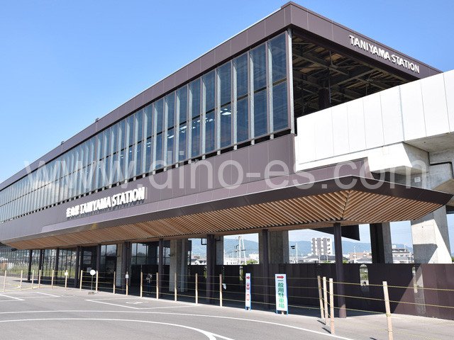 谷山メンズエステの駅前の写真です。picture of Taniyama station where to find spa and massage salons