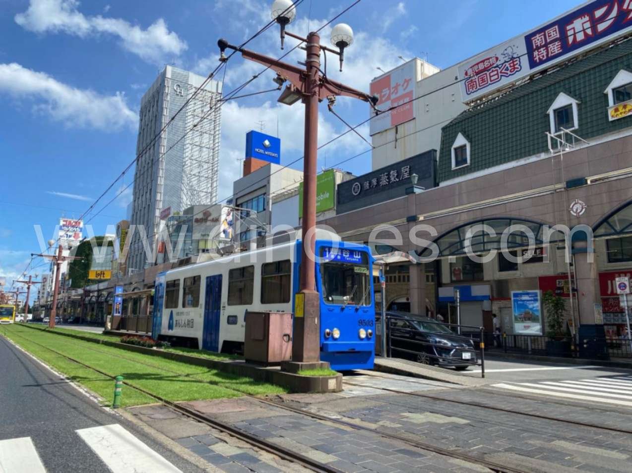天文館通メンズエステの駅前の写真です。picture of Tenmonkandōri station where to find spa and massage salons