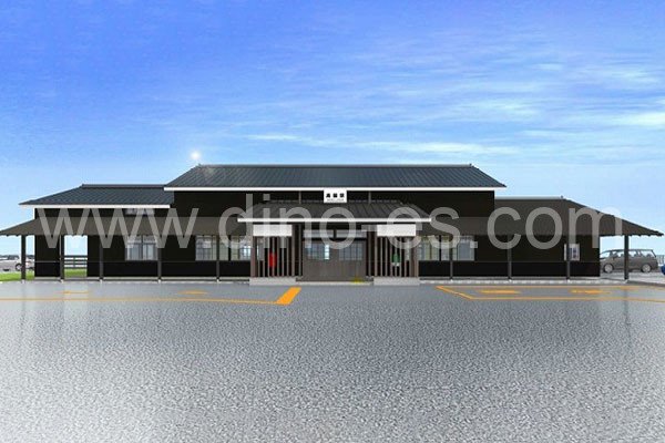 高鍋メンズエステの駅前の写真です。picture of Takanabe station where to find spa and massage salons