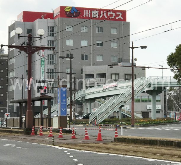 新屋敷メンズエステの駅前の写真です。picture of Shinyashiki station where to find spa and massage salons