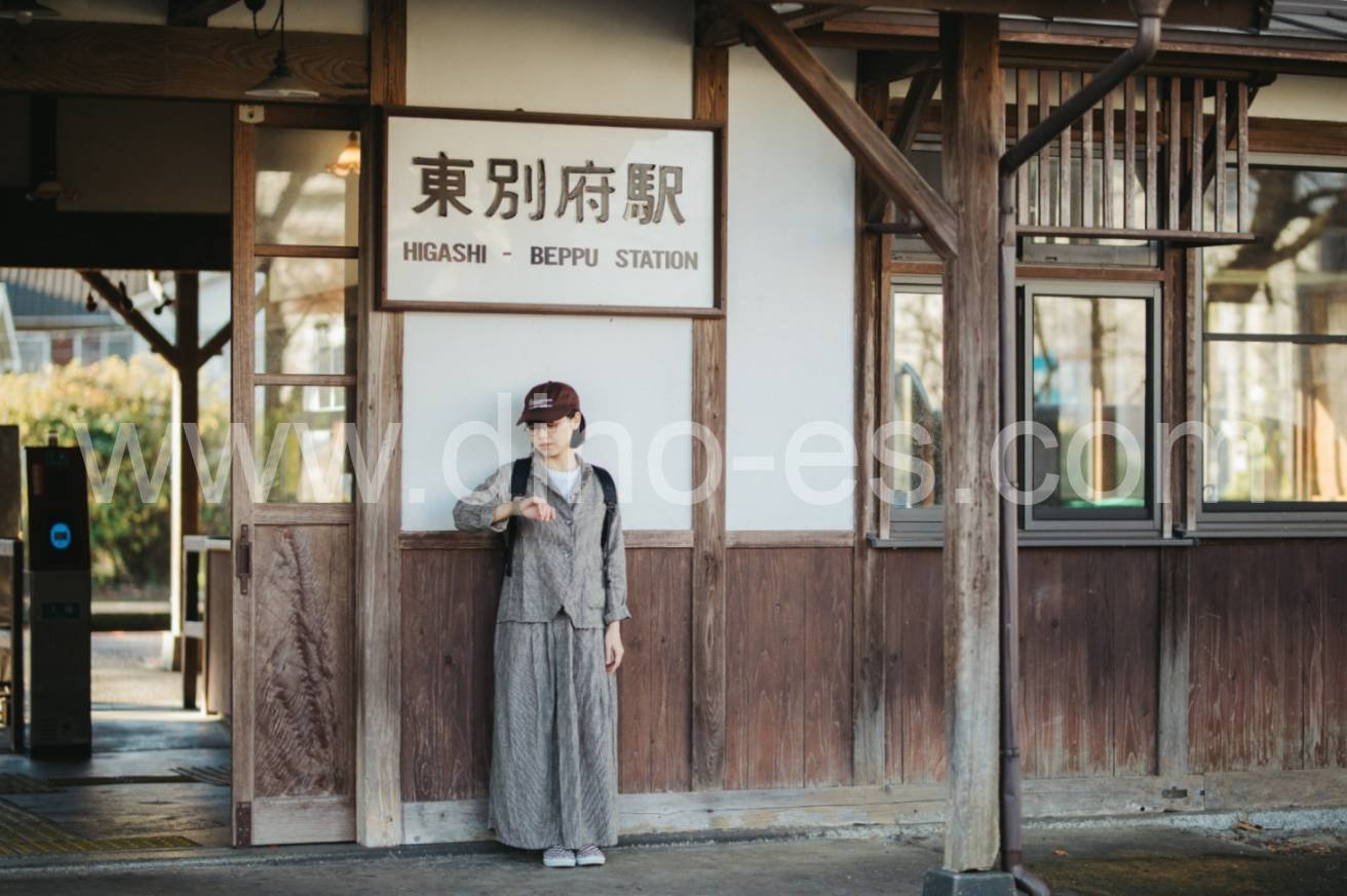 東別府メンズエステの駅前の写真です。picture of Higashi-Beppu station where to find spa and massage salons