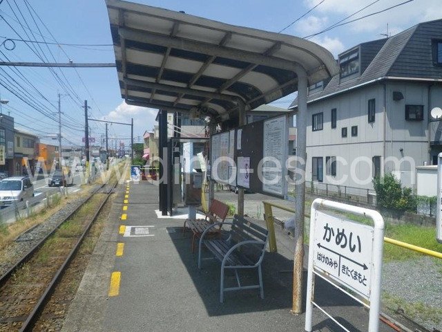 亀井メンズエステの駅前の写真です。picture of Kamei station where to find spa and massage salons