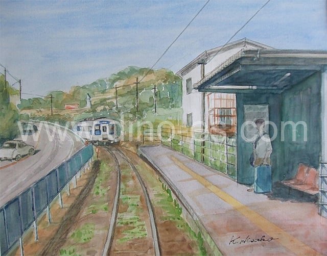 松浦発電所前メンズエステの駅前の写真です。picture of Matsuura Hatsudensho Mae station where to find spa and massage salons