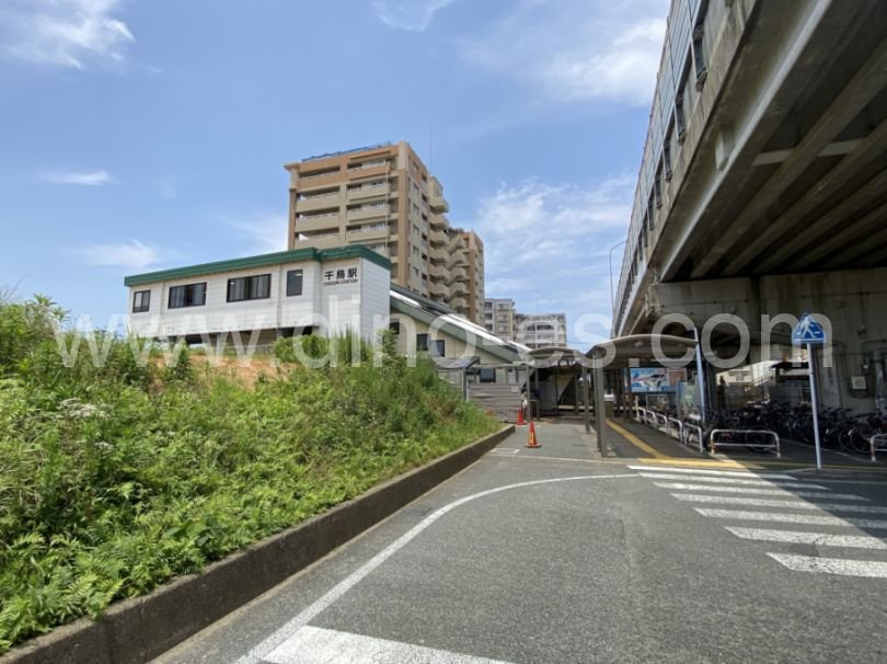 千鳥メンズエステの駅前の写真です。picture of Chidori station where to find spa and massage salons
