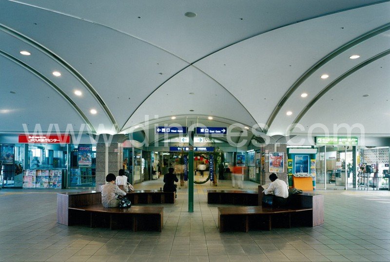 行橋メンズエステの駅前の写真です。picture of Yukuhashi station where to find spa and massage salons