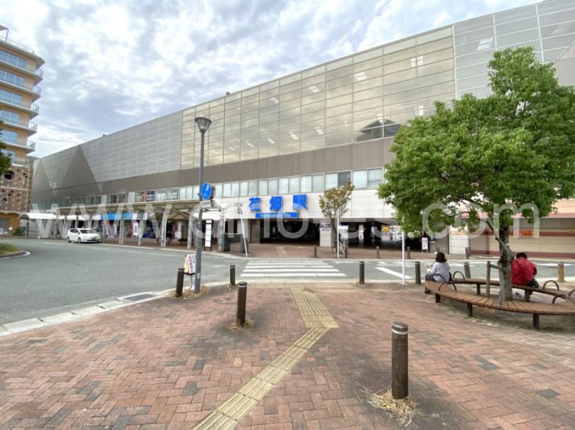 花畑メンズエステの駅前の写真です。picture of Hanabatake station where to find spa and massage salons
