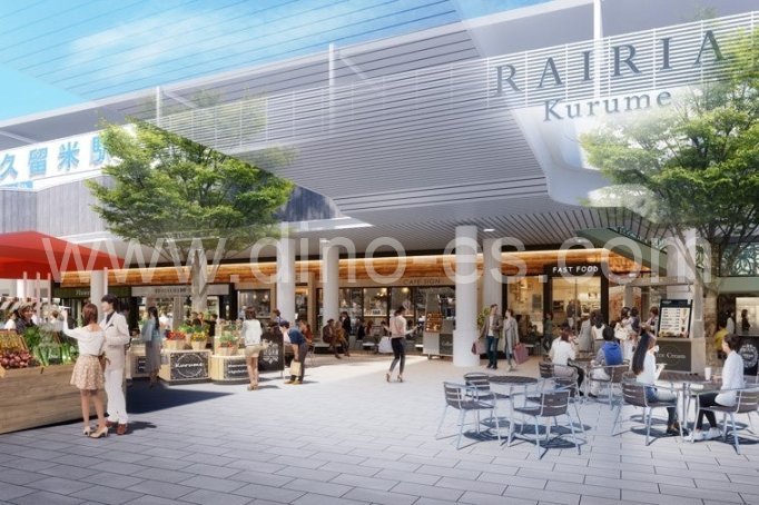 西鉄久留米メンズエステの駅前の写真です。picture of Nishitetsu Kurume station where to find spa and massage salons