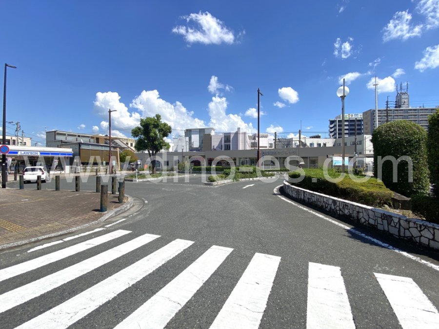 小郡(福岡)メンズエステの駅前の写真です。picture of Ogōri station where to find spa and massage salons