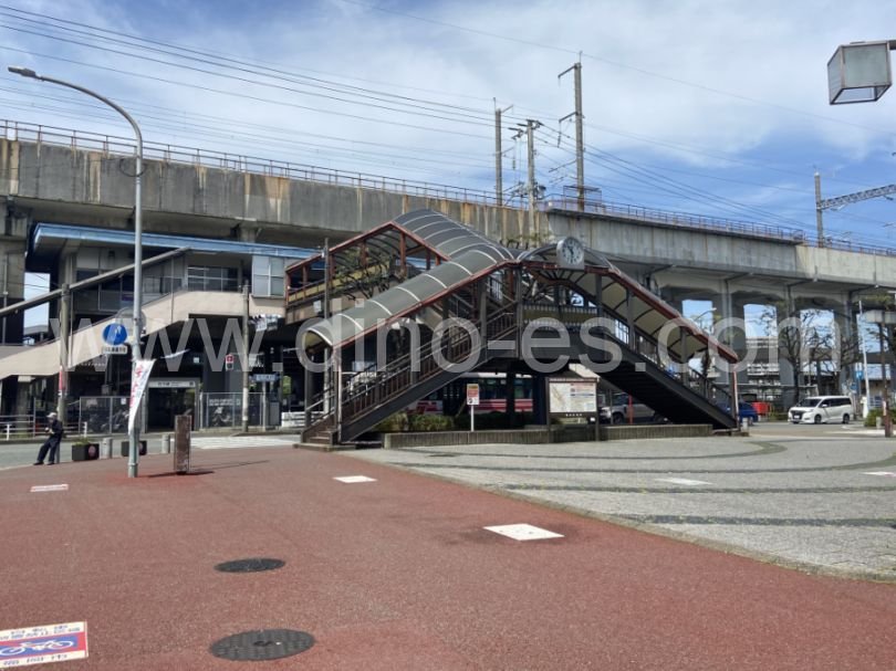 竹下メンズエステの駅前の写真です。picture of Takeshita station where to find spa and massage salons