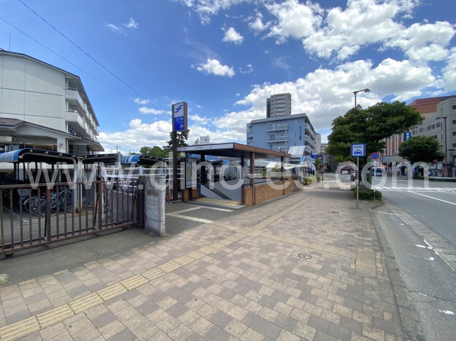 室見メンズエステの駅前の写真です。picture of Muromi station where to find spa and massage salons