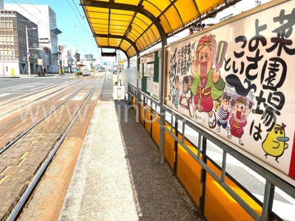 菜園場町メンズエステの駅前の写真です。picture of Saenjōchō station where to find spa and massage salons