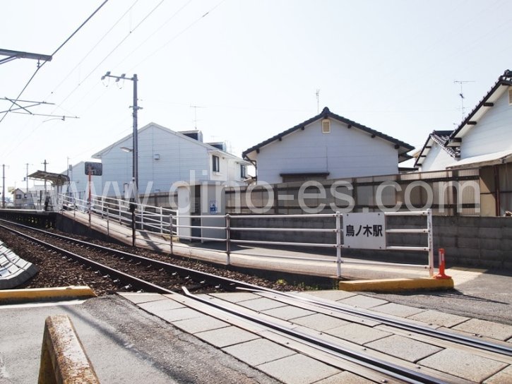 鳥ノ木メンズエステの駅前の写真です。picture of Torinoki station where to find spa and massage salons