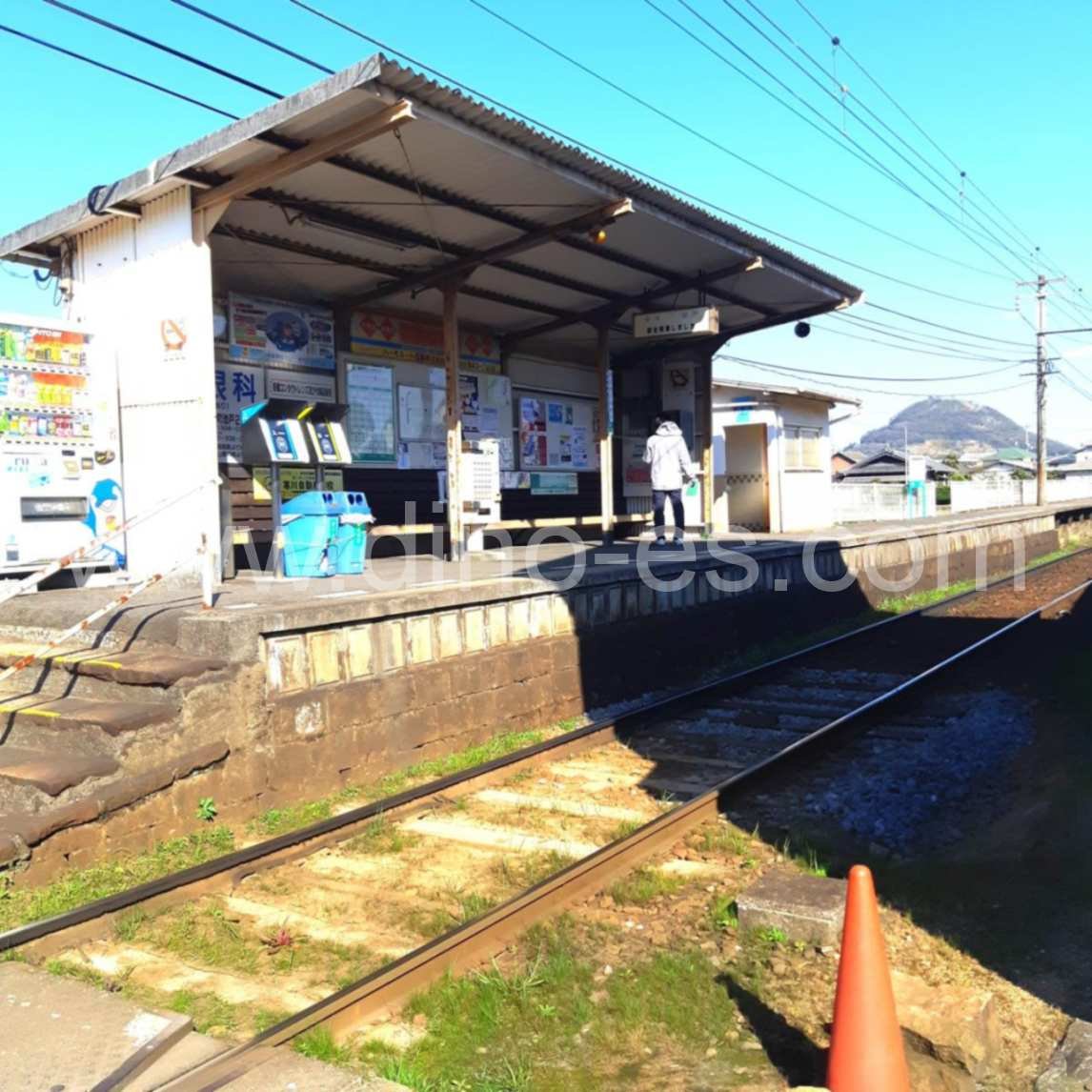 農学部前メンズエステの駅前の写真です。picture of Nōgakubumae station where to find spa and massage salons