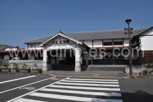 善通寺メンズエステの駅前の写真です。picture of Zentsūji station where to find spa and massage salons