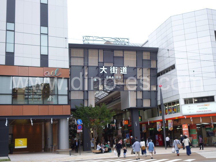 大街道メンズエステの駅前の写真です。picture of Ōkaidō station where to find spa and massage salons