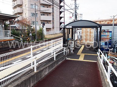花園(高松)メンズエステの駅前の写真です。picture of Hanazono station where to find spa and massage salons
