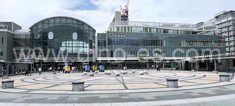 高松(香川)メンズエステの駅前の写真です。picture of Takamatsu station where to find spa and massage salons