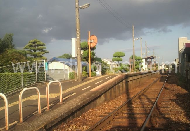 下浦メンズエステの駅前の写真です。picture of Shimoura station where to find spa and massage salons