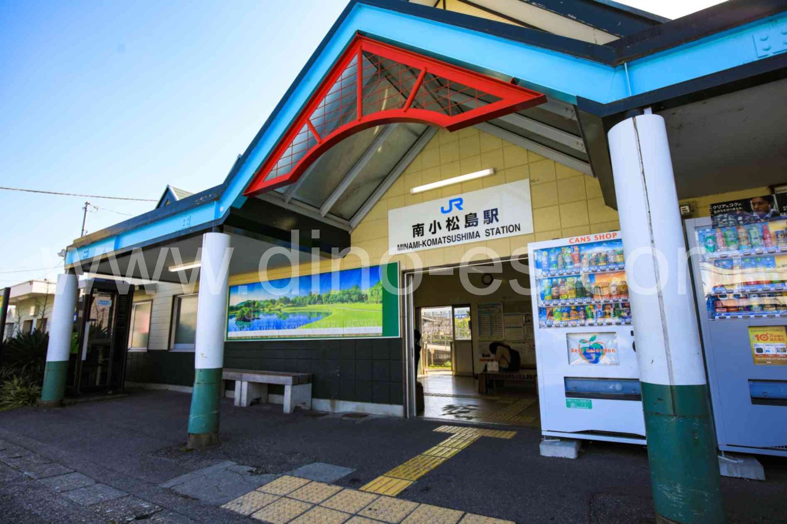 南小松島メンズエステの駅前の写真です。picture of Minami-Komatsushima station where to find spa and massage salons
