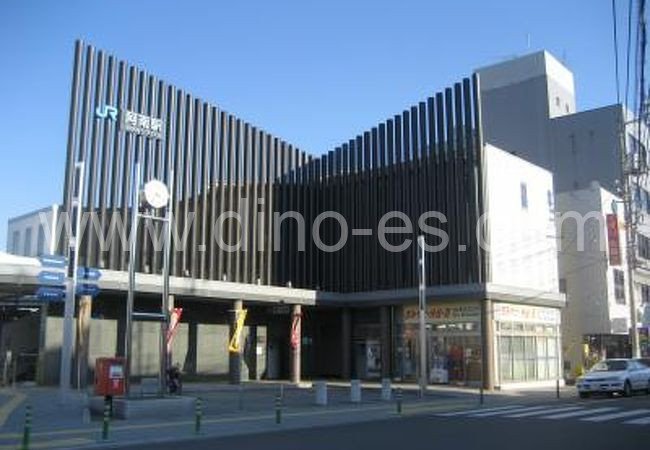 阿南メンズエステの駅前の写真です。picture of Anan station where to find spa and massage salons