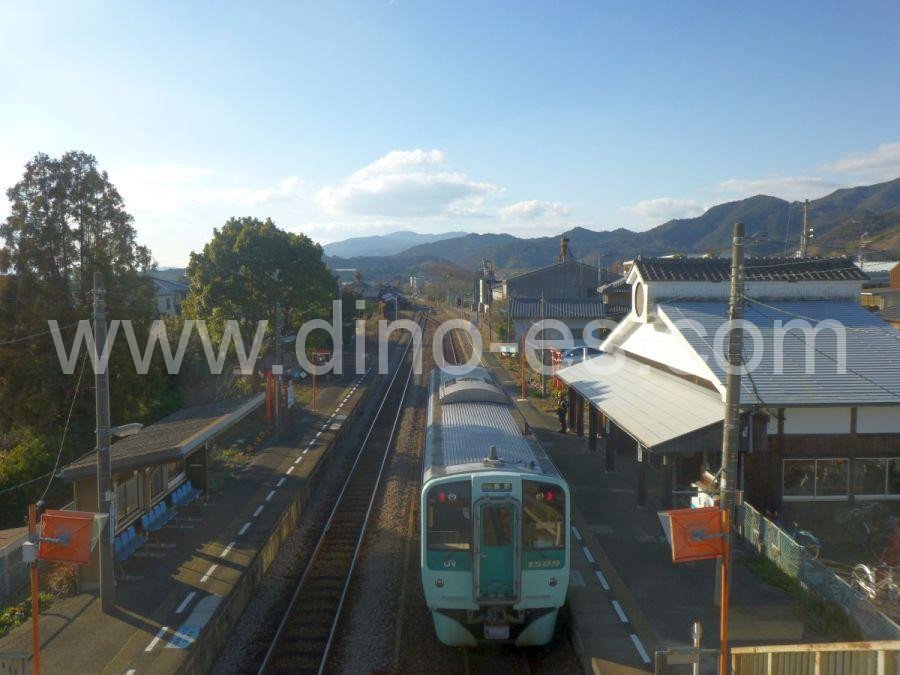 板東メンズエステの駅前の写真です。picture of Bandō station where to find spa and massage salons