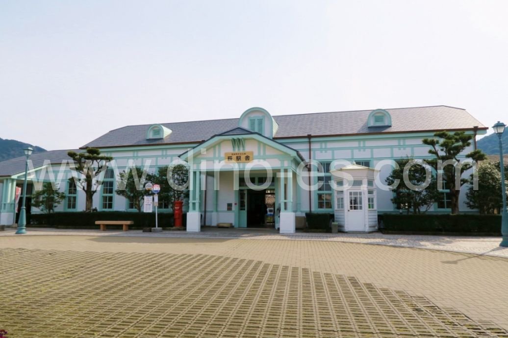 萩メンズエステの駅前の写真です。picture of Hagi station where to find spa and massage salons