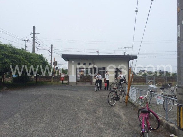 岐波メンズエステの駅前の写真です。picture of Kiwa station where to find spa and massage salons
