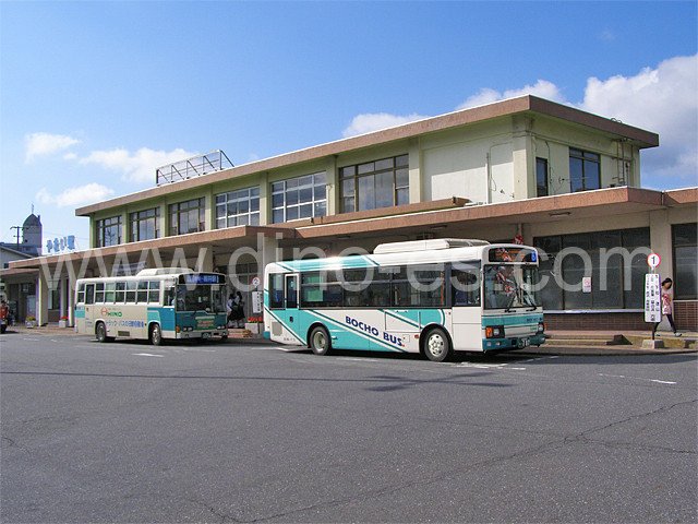 柳井メンズエステの駅前の写真です。picture of Yanai station where to find spa and massage salons