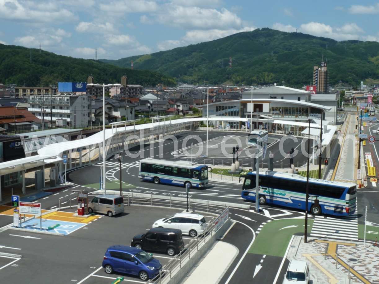 三次メンズエステの駅前の写真です。picture of Miyoshi station where to find spa and massage salons