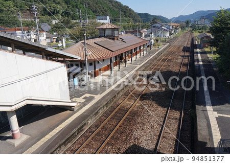美作落合メンズエステの駅前の写真です。picture of Mimasaka-Ochiai station where to find spa and massage salons