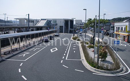 鴨方メンズエステの駅前の写真です。picture of Kamogata station where to find spa and massage salons