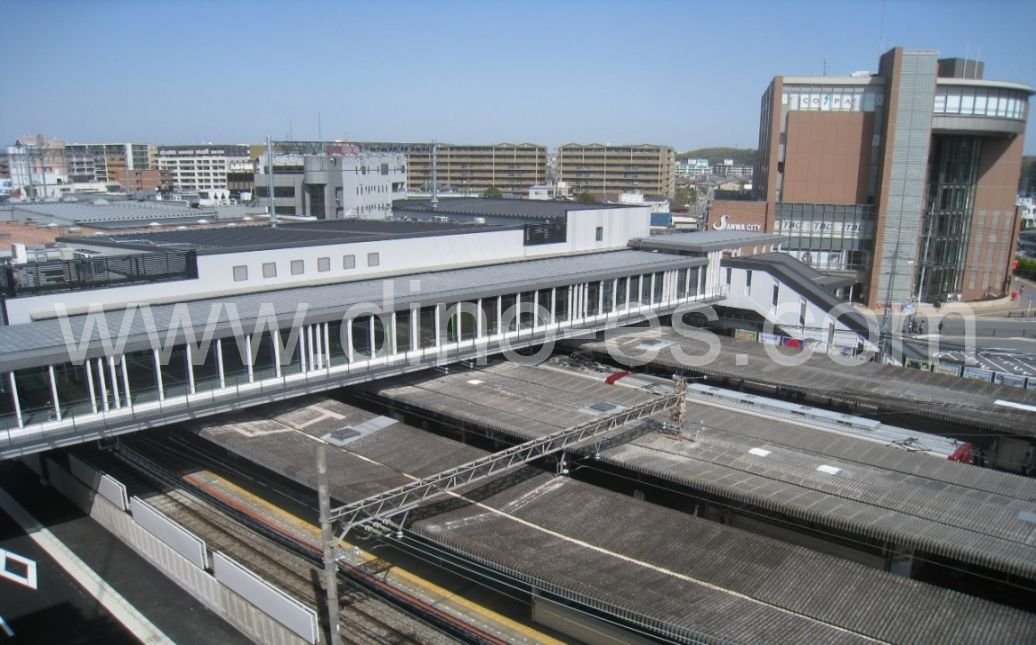 西大寺メンズエステの駅前の写真です。picture of Saidaiji station where to find spa and massage salons