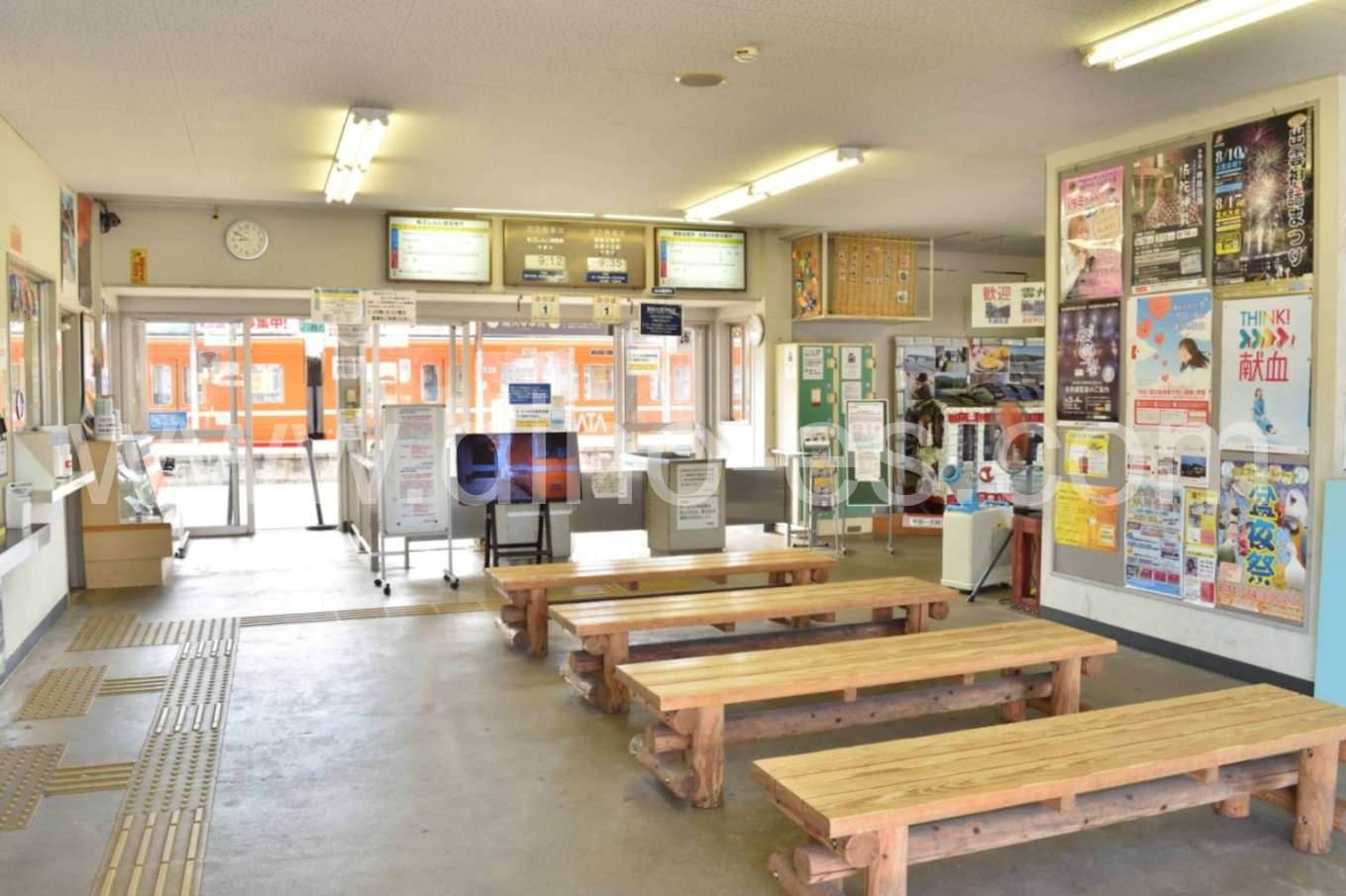 雲州平田メンズエステの駅前の写真です。picture of Unshū-Hirata station where to find spa and massage salons