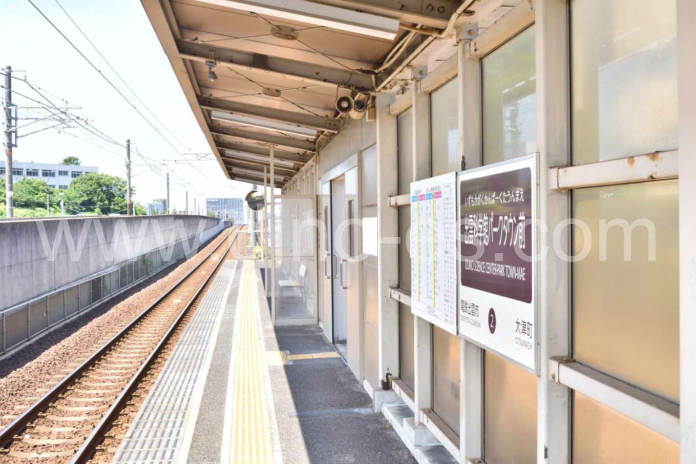 出雲科学館パークタウメンズエステの駅前の写真です。picture of Izumo-kagakukan Park Town-mae station where to find spa and massage salons