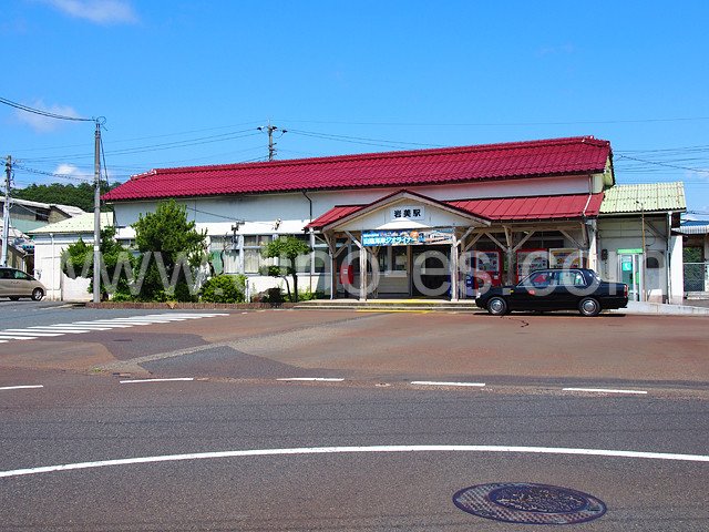 岩美メンズエステの駅前の写真です。picture of Iwami station where to find spa and massage salons