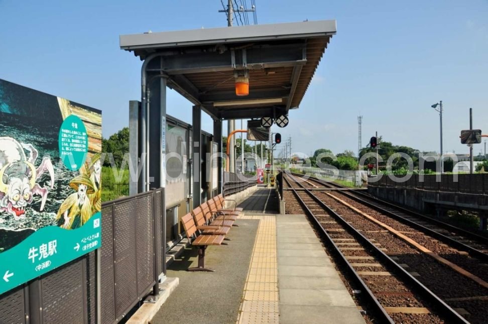 中浜メンズエステの駅前の写真です。picture of Nakahama station where to find spa and massage salons