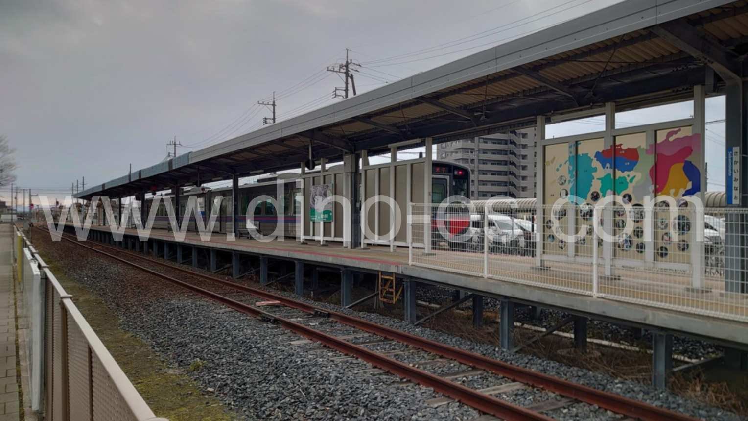 境港メンズエステの駅前の写真です。picture of Sakaiminato station where to find spa and massage salons