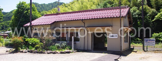 因幡社メンズエステの駅前の写真です。picture of Inaba-Yashiro station where to find spa and massage salons