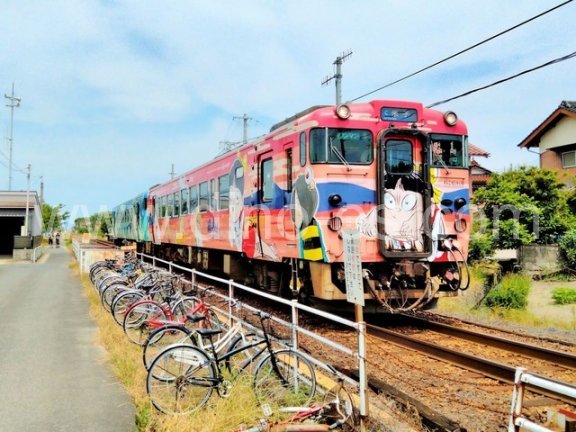 河崎口メンズエステの駅前の写真です。picture of Kawasakiguchi station where to find spa and massage salons