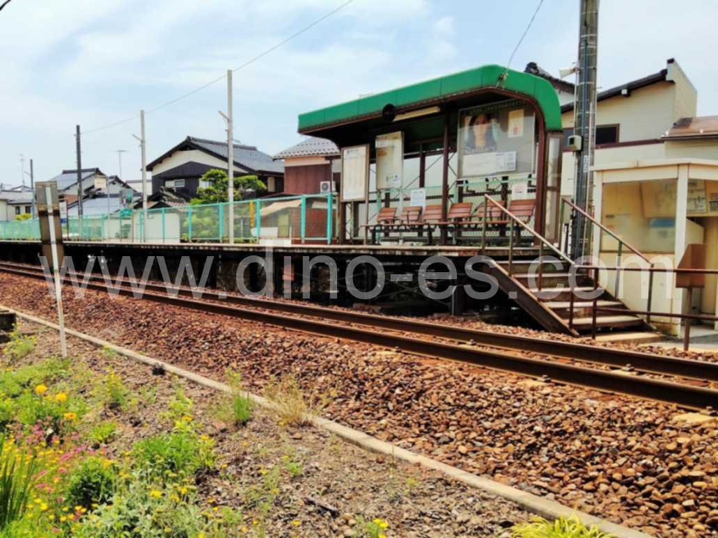 三本松口メンズエステの駅前の写真です。picture of Sambommatsuguchi station where to find spa and massage salons