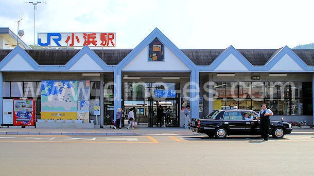 小浜メンズエステの駅前の写真です。picture of Obama station where to find spa and massage salons