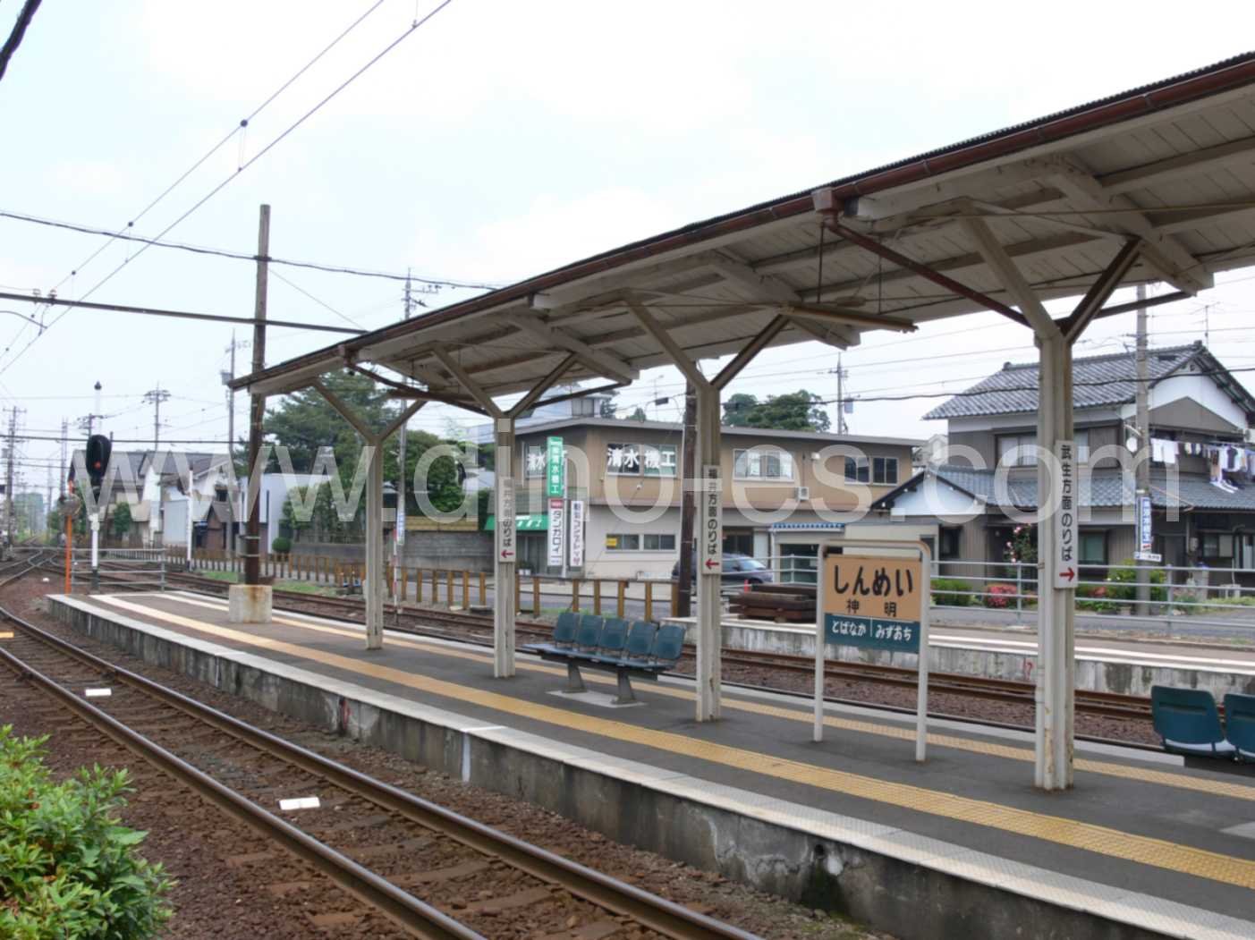 神明(福井)メンズエステの駅前の写真です。picture of Shimmei station where to find spa and massage salons