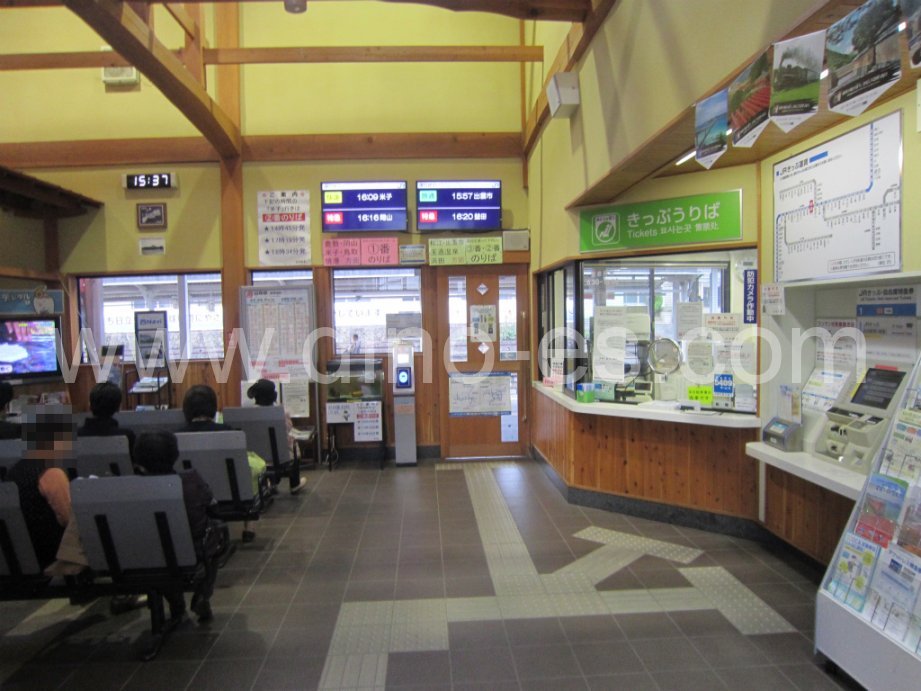安来メンズエステの駅前の写真です。picture of Yasugi station where to find spa and massage salons