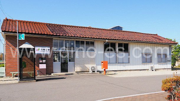 北鯖江メンズエステの駅前の写真です。picture of Kita-Sabae station where to find spa and massage salons