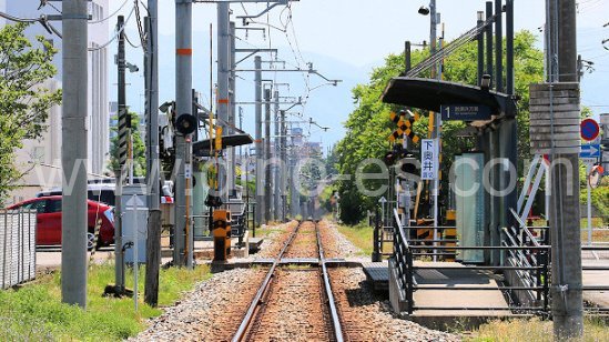 下奥井メンズエステの駅前の写真です。picture of Shimo-Okui station where to find spa and massage salons
